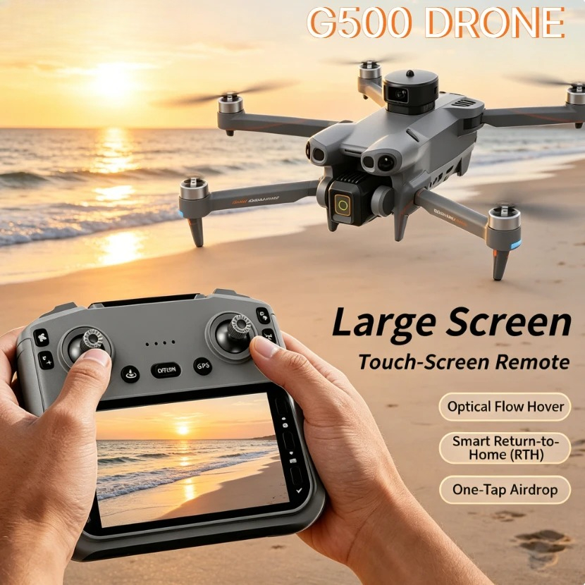 Drone pliable G500 GPS avec gr - Drone Kit Long Range avis et prix