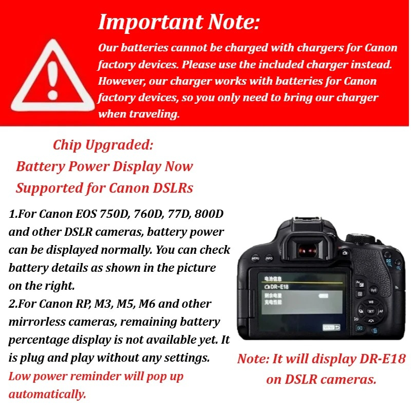 Batterie Li-ion rechargeable L - Canon Camera Eos R50 avis et prix